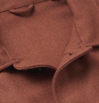 Lardini - Imugo Wool-Blend Twill Shirt Jacket - Orange