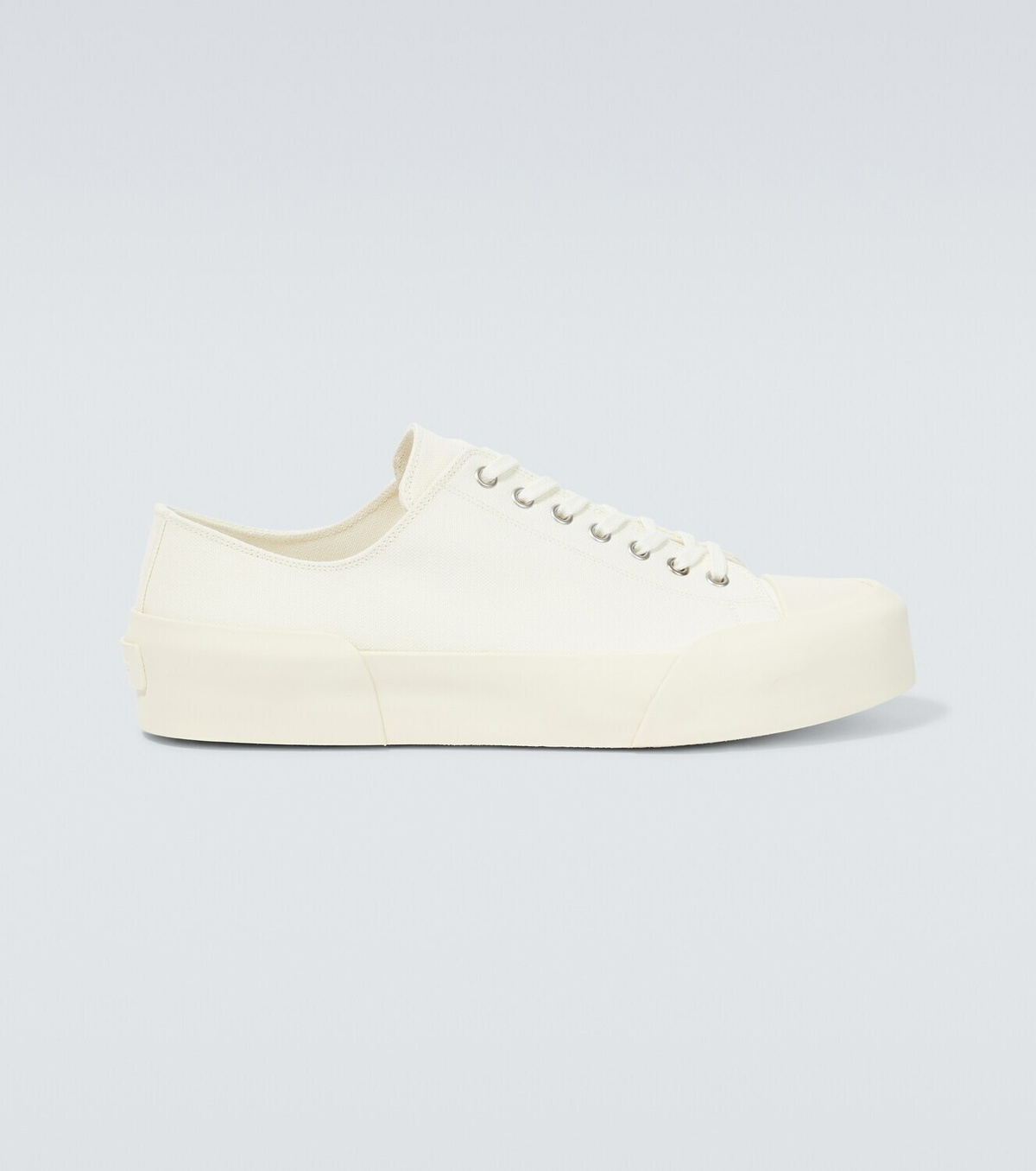 Jil Sander Cotton canvas sneakers