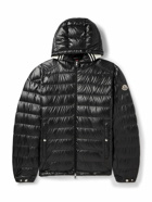Moncler - Logo-Appliquéd Quilted Shell Hooded Down Jacket - Black