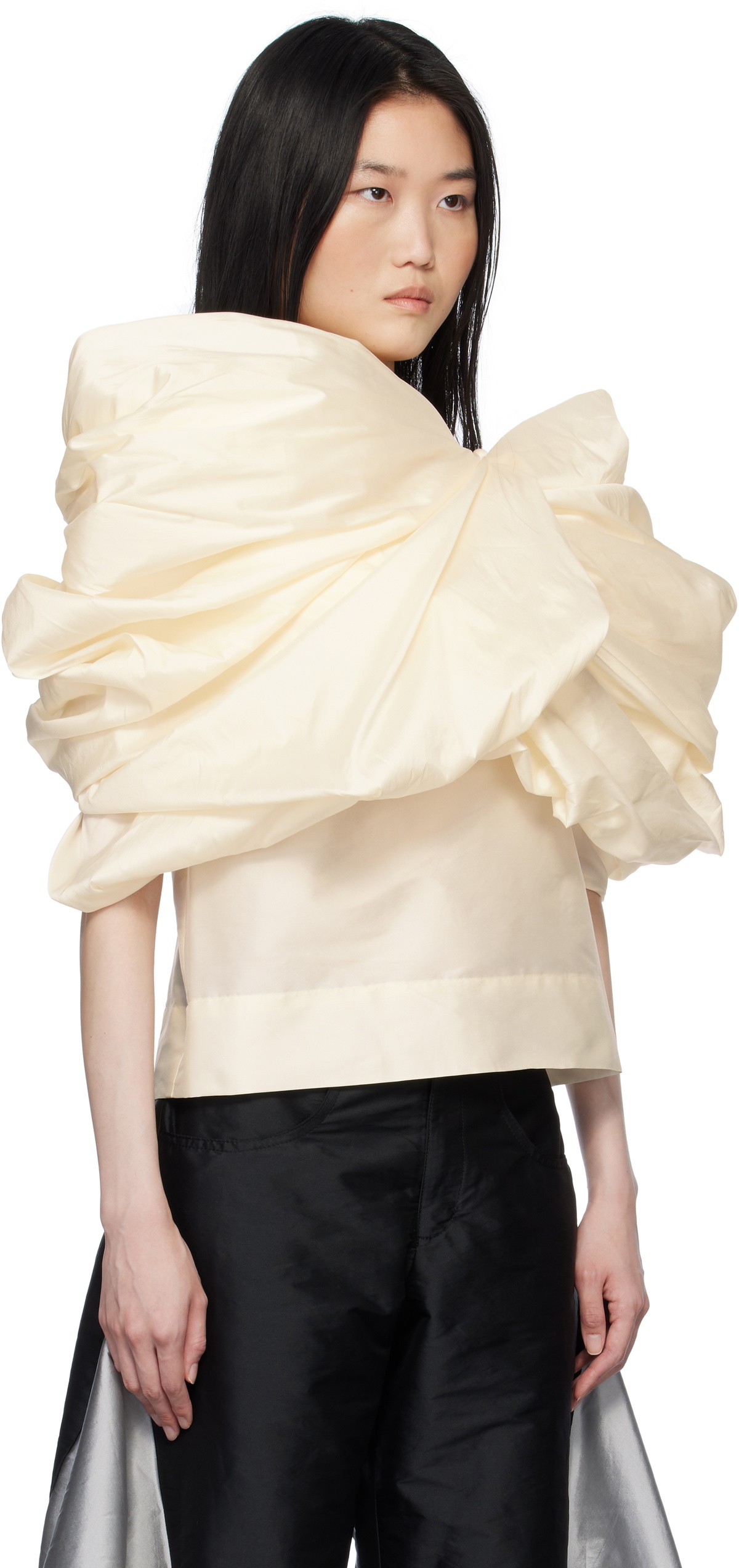 Paula Canovas Del Vas Off-White Castana Blouse