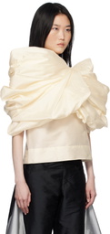 Paula Canovas Del Vas Off-White Castana Blouse