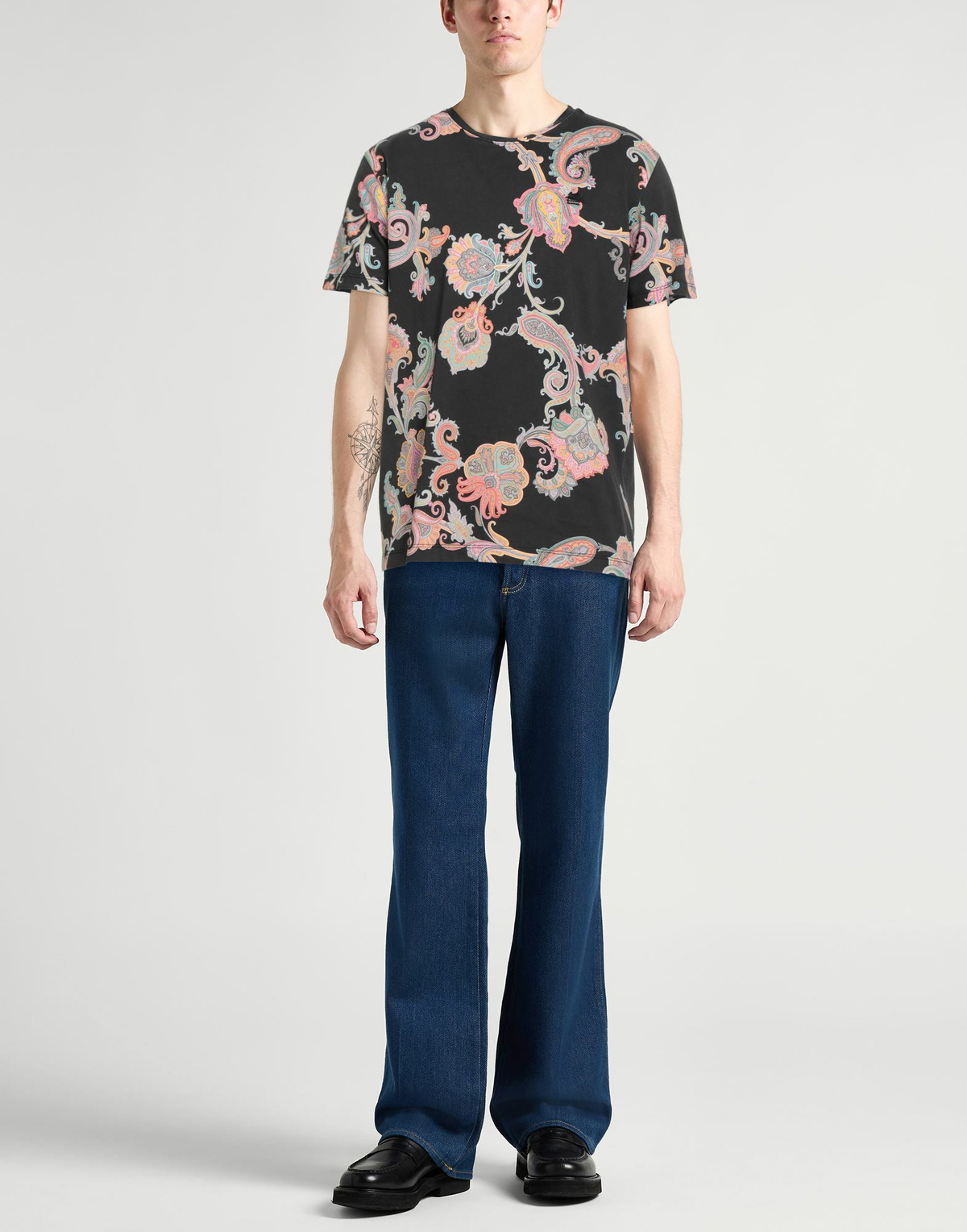 Etro Mens T-shirt in Black