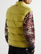 Stone Island Shadow Project - Webbing-Trimmed Quilted Shell Down Gilet - Yellow
