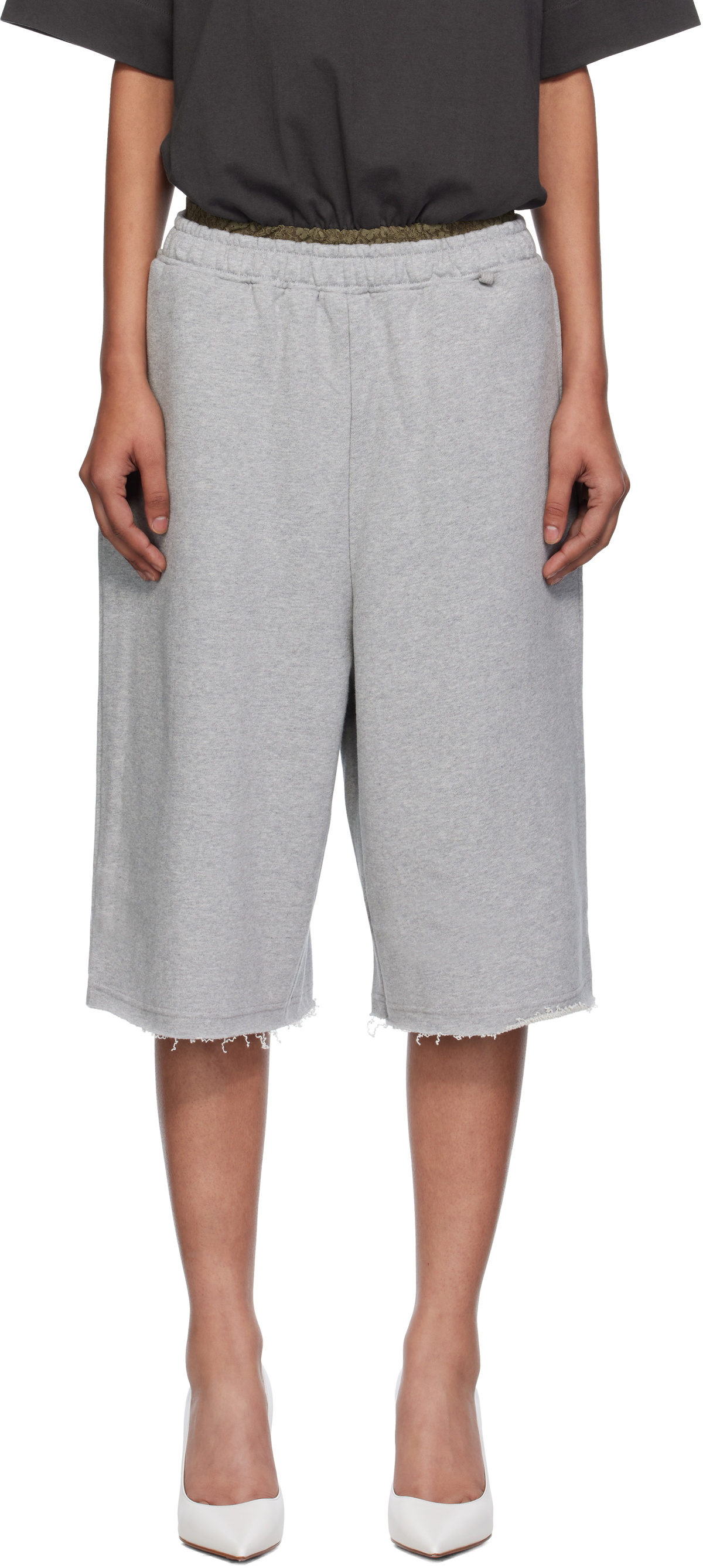 Pushbutton SSENSE Exclusive Pink Pleated Micro Shorts Pushbutton