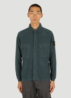 Compass Patch Overshirt in Green