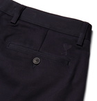 AMI PARIS - Cotton-Gabardine Shorts - Blue