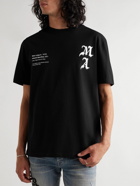 AMIRI - Wes Lang Printed Cotton-Jersey T-Shirt - Black