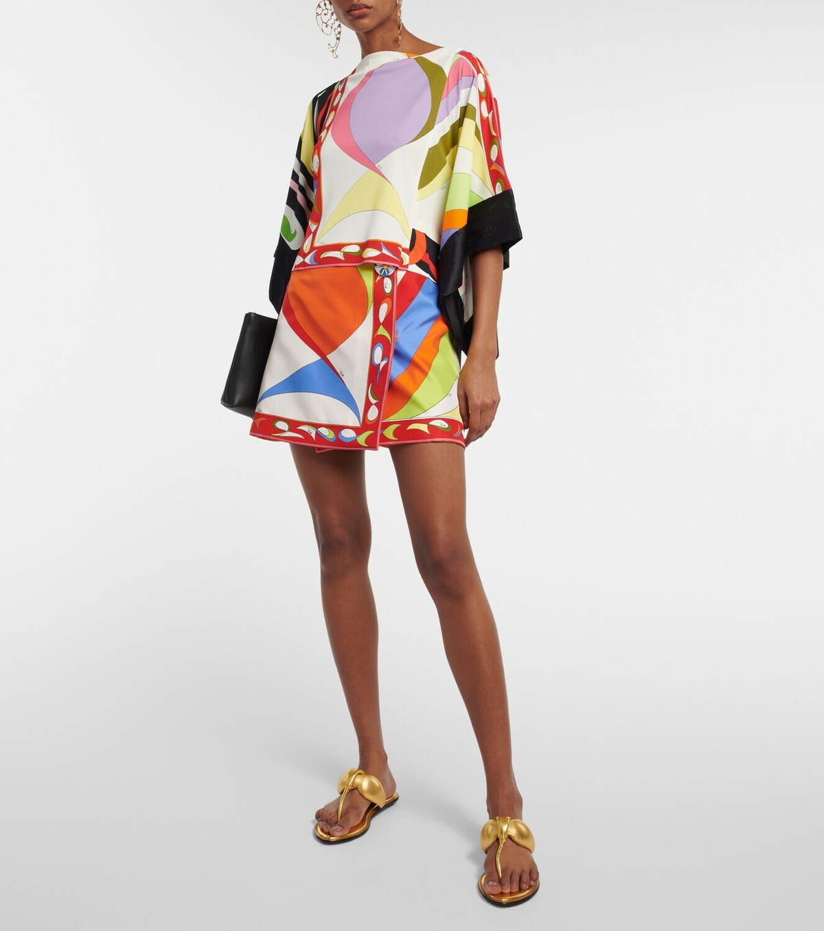 Pucci - Printed jersey blouse Emilio Pucci