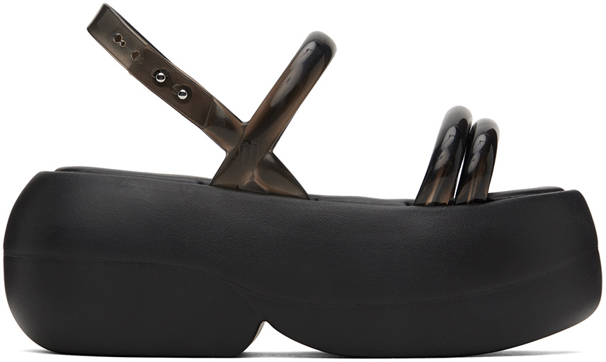 Melissa Black Melissa Airbubble Platform Sandals Melissa