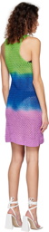 AGR Multicolor Scoop Neck Mini Dress