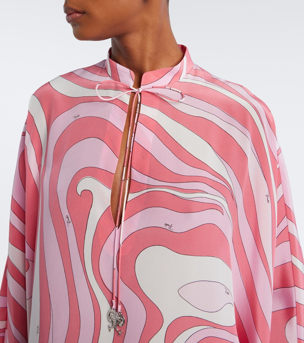 Pucci Marmo silk twill kaftan