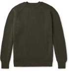 Anderson & Sheppard - Ribbed Cashmere Sweater - Green