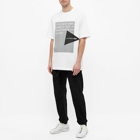 And Wander Men's Reflective Logo T-Shirt in White