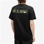 Hikerdelic Men's Vegetable T-Shirt in Black