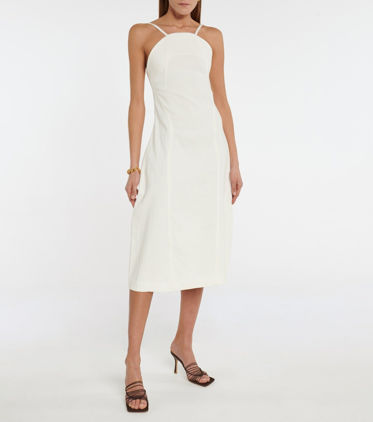 LOW CLASSIC - Cotton-blend midi dress