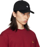 Carhartt Work In Progress Black Madison Logo Cap