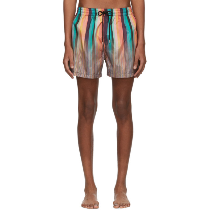 Photo: Paul Smith Multicolor Artist Clash Swim Shorts