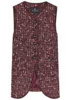 Etro Patterned Bouclé Gilet Multicoloured 1