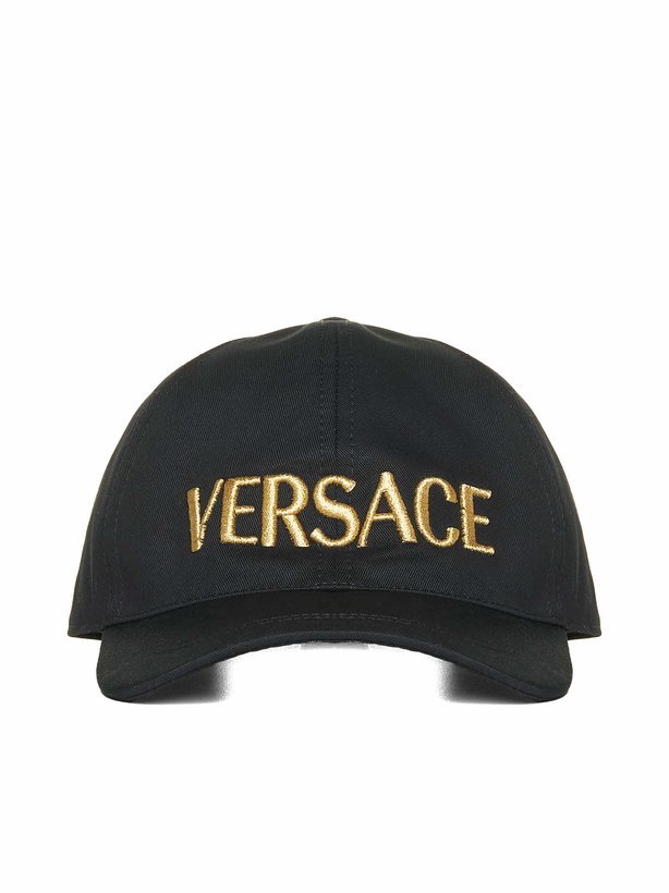 Photo: Versace Logo Baseball Cap