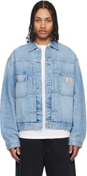 Carhartt Work In Progress Blue Belmar Denim Jacket
