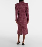 Alessandra Rich Sequined cropped tweed blazer