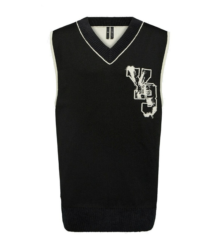 Photo: Y-3 Logo sleeveless sweater