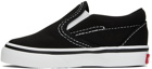Vans Baby Black Classic Slip-On Sneakers