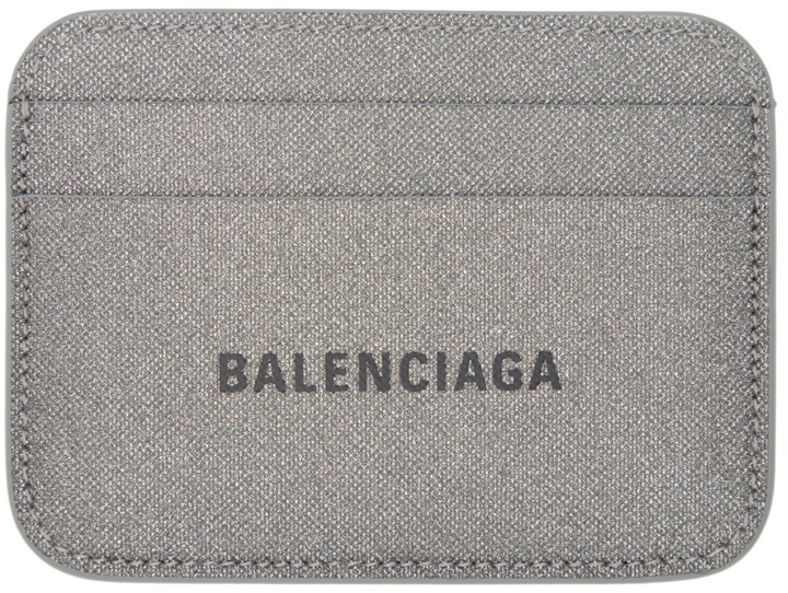 Photo: Balenciaga Grey Glitter Card Holder