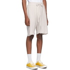 Alanui Off-White Cashmere Bermuda Shorts