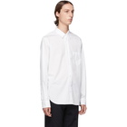 Comme des Garcons Homme White Cotton Pocket Shirt