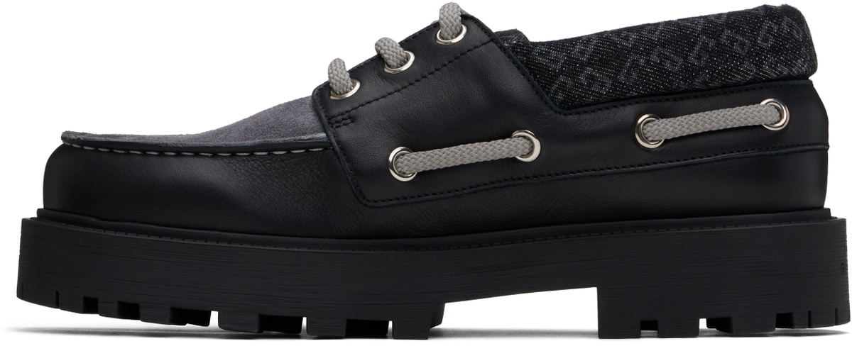 Givenchy Black Storm Boat Shoes