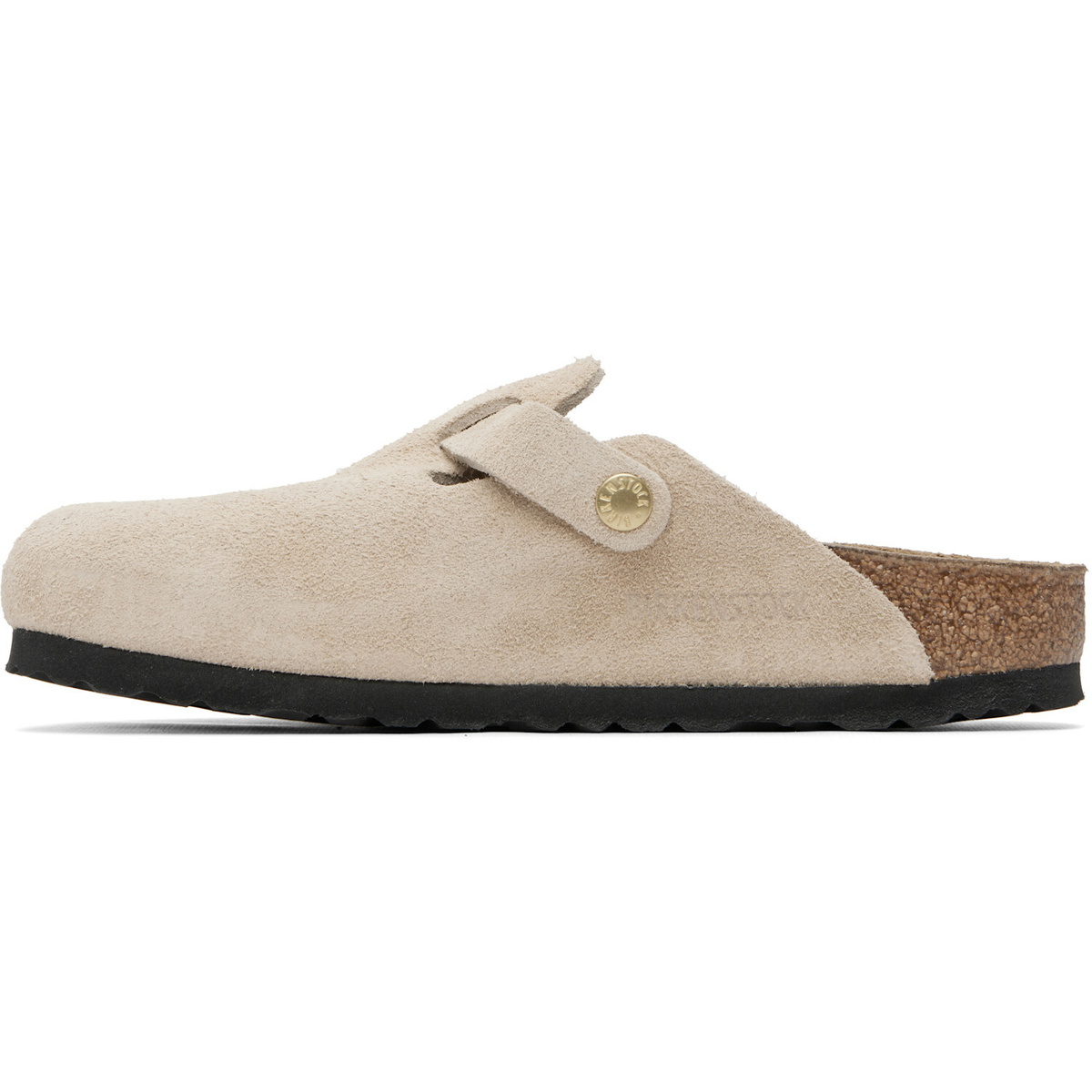 Birkenstock Beige Narrow Boston Slip-on Loafers