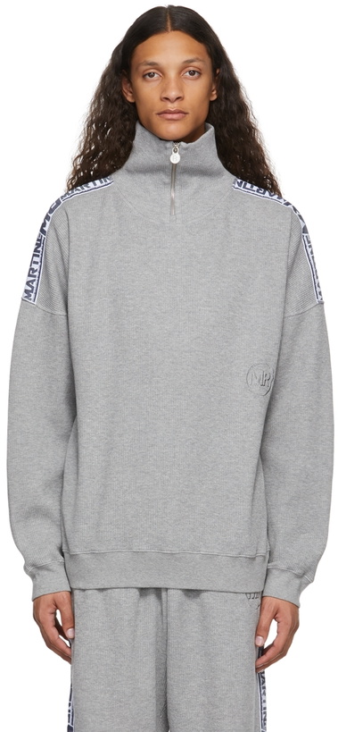 Photo: Martine Rose Grey Rib Track Zip-Up