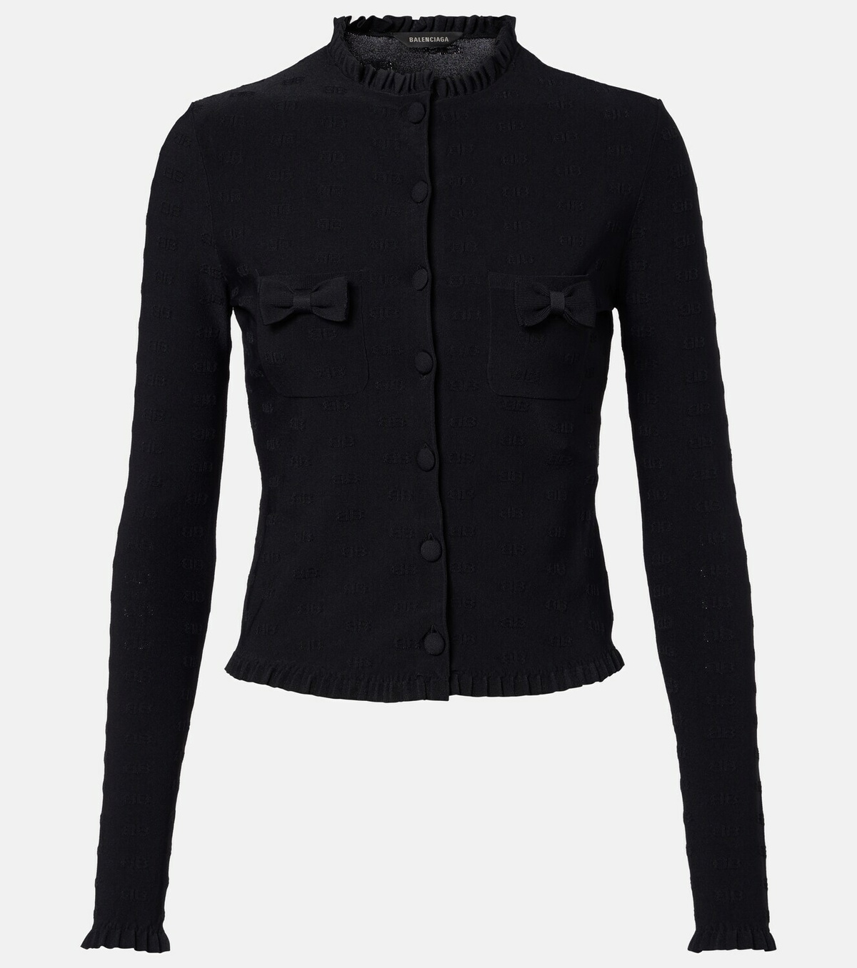 Balenciaga Ruffled cardigan