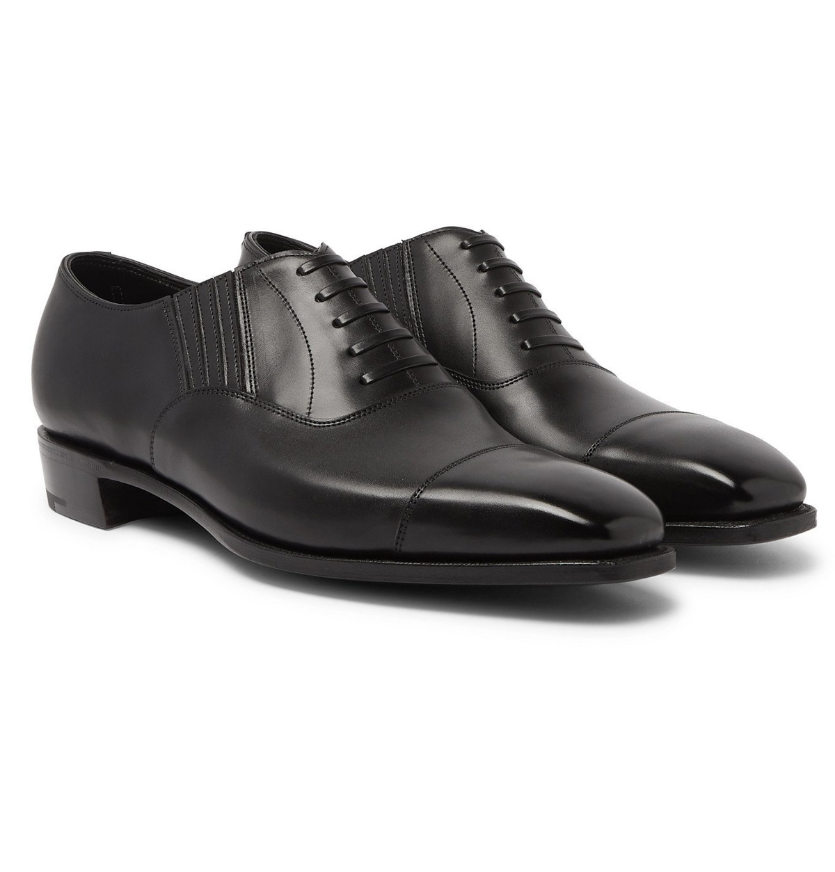 George Cleverley - Bodie II Leather Oxford Shoes - Black George Cleverley