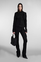 Courrèges Casual Jacket In Black Cotton