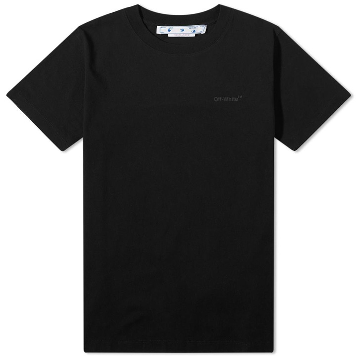 Photo: Off-White Diagonal Tab Slim Tee