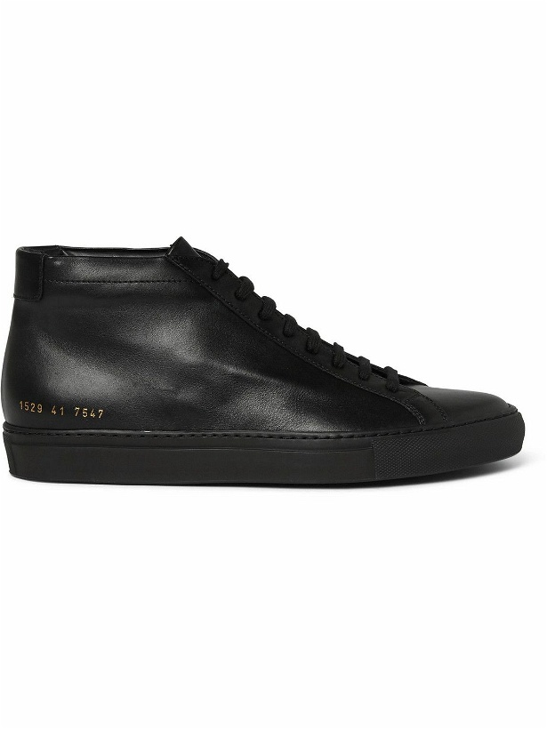 Photo: Common Projects - Original Achilles Leather High-Top Sneakers - Black