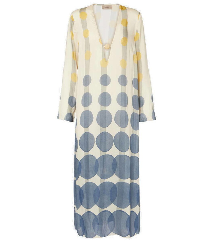 Photo: Adriana Degreas Polka-dot beach cover-up