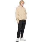 System Beige Oversized Hoodie