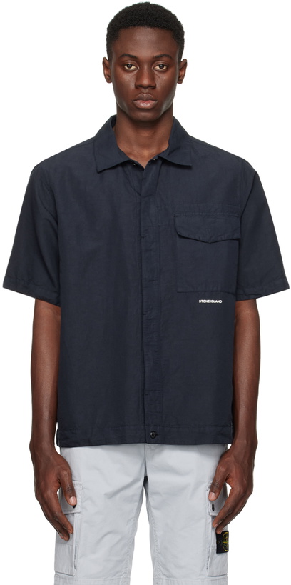 Photo: Stone Island Navy Comfort Shirt