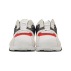 Y-3 White and Black ZX Run Sneakers