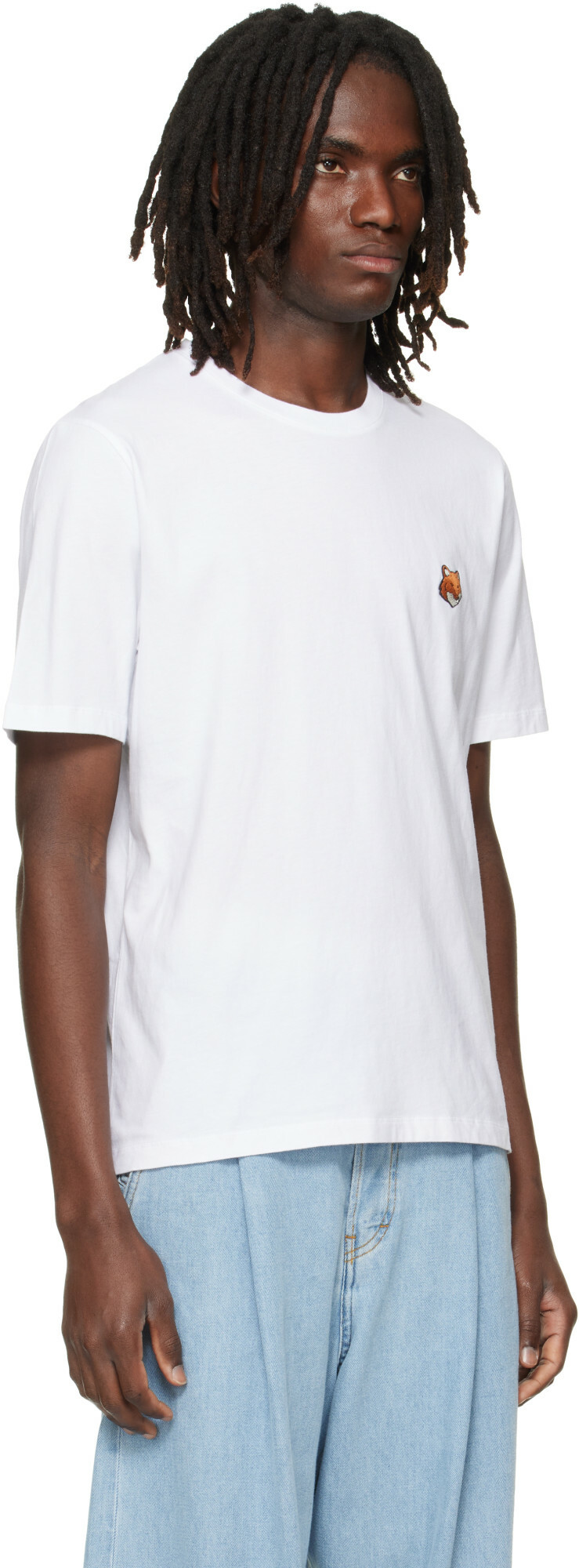 Maison Kitsuné White Fox Head Regular T-shirt