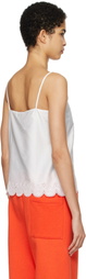 Sky High Farm Workwear White Cotton Tank Top
