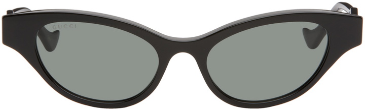 Photo: Balenciaga Blue Mono Rectangle Sunglasses