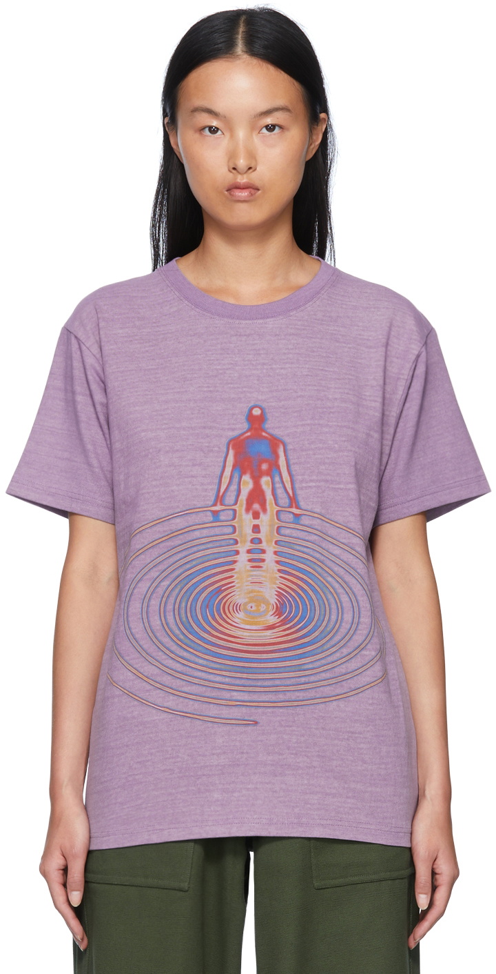 Gentle Fullness Purple Recycled Cotton T-Shirt