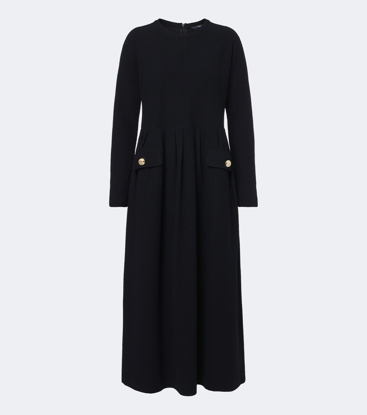'S Max Mara Wool and cotton-blend midi dress