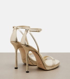 Jimmy Choo Moza leather platform sandals