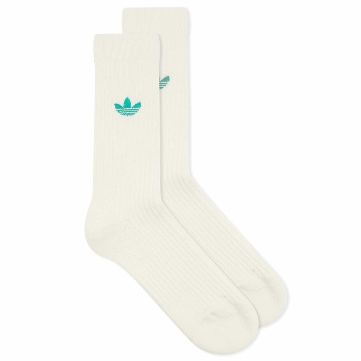 Photo: Adidas Women's Sporty & Rich Socks in Off White