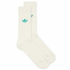 Adidas Women's Sporty & Rich Socks in Off White